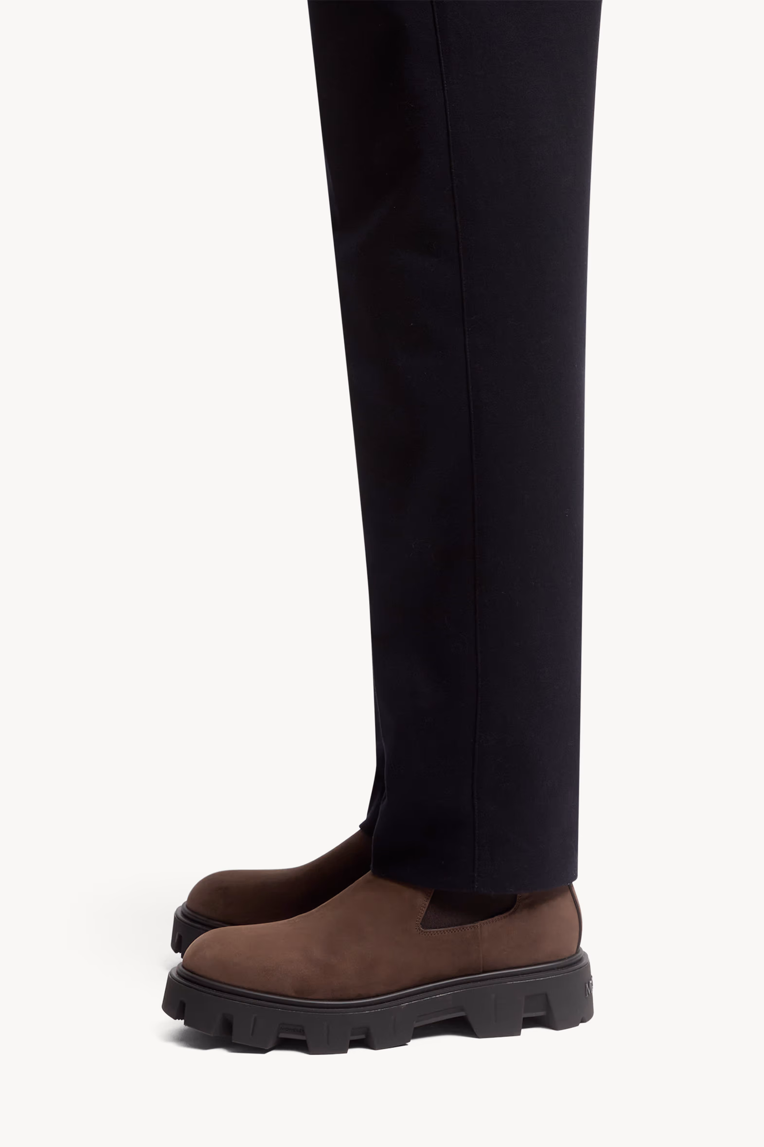 Pantalones de sastrería de mezcla de algodón Hombre Azul Moncler 6